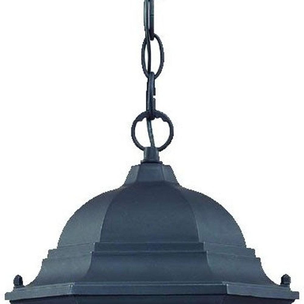 Two Light Matte Black Carousel Lantern Hanging Light - AFS