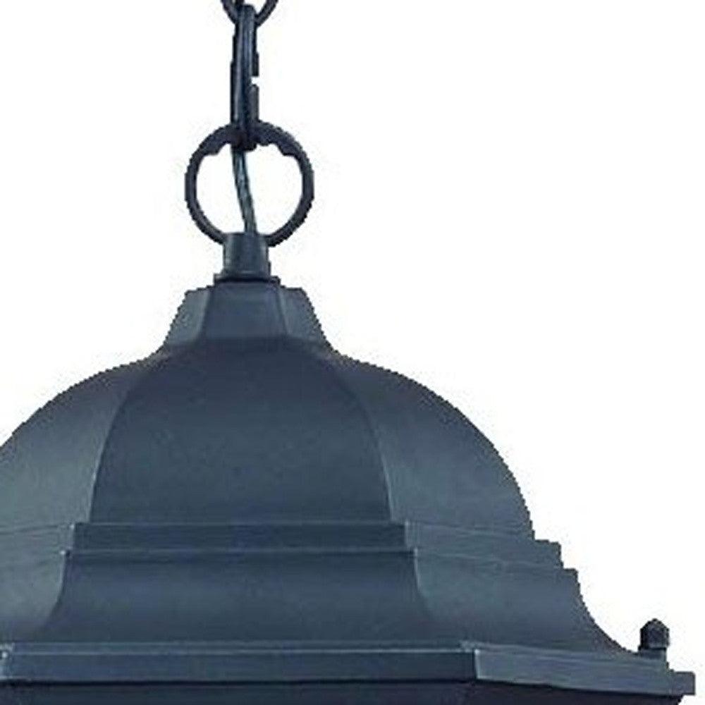 Two Light Matte Black Carousel Lantern Hanging Light - AFS