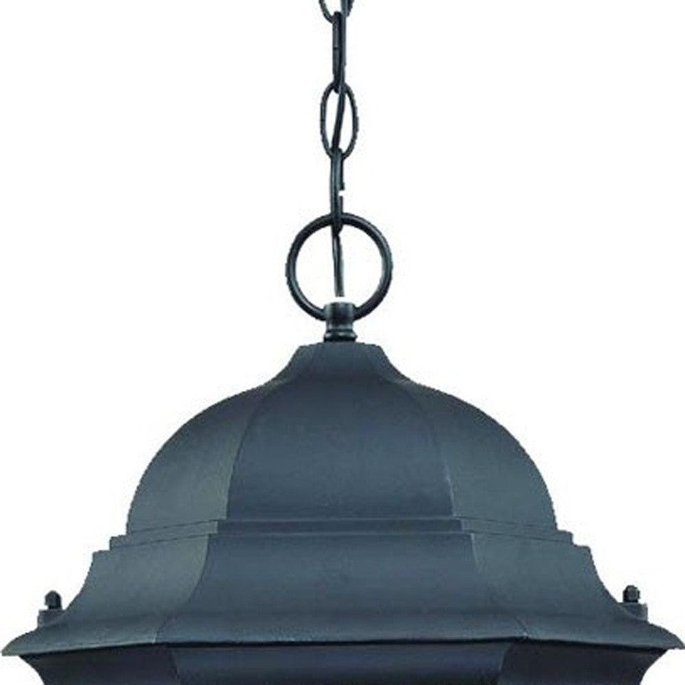 Telfair 3-Light Matte Black Hanging Light - AFS