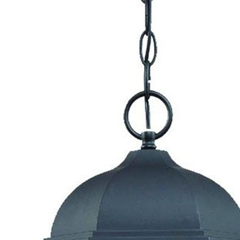 Telfair 3-Light Matte Black Hanging Light - AFS