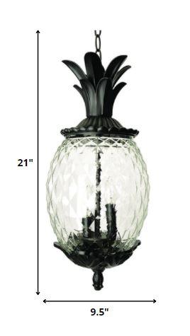 Lanai 3-Light Black Coral Hanging Light - AFS