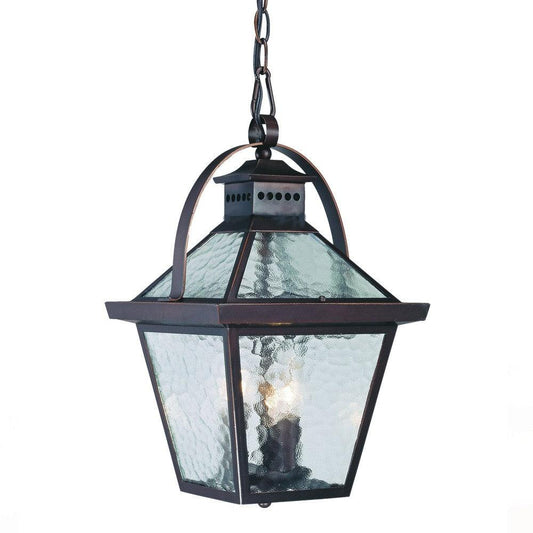 Bay Street 3-Light Architectural Bronze Hanging Light - AFS