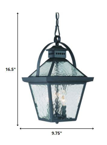 Bay Street 3-Light Matte Black Hanging light - AFS