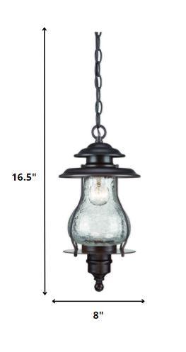 Antique Bronze Oil Lantern Hanging Light - AFS