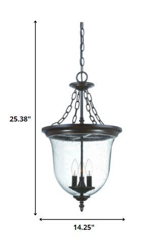 Belle 3-Light Architectural Bronze Hanging light - AFS