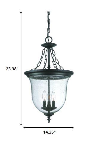 Belle 3-Light Matte black Hanging light - AFS