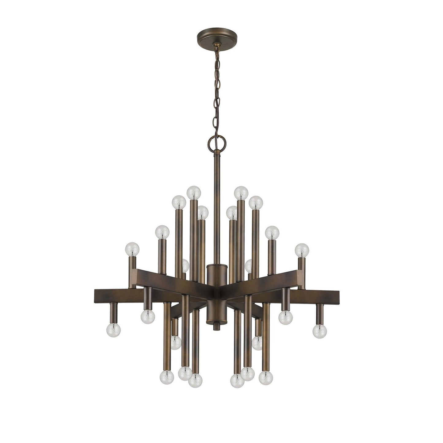 Fallon 24-Light Oil-Rubbed Bronze Chandelier - AFS