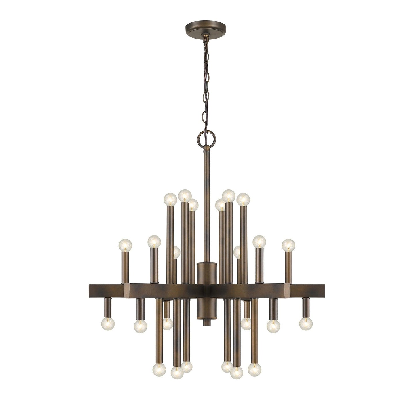 Fallon 24-Light Oil-Rubbed Bronze Chandelier - AFS