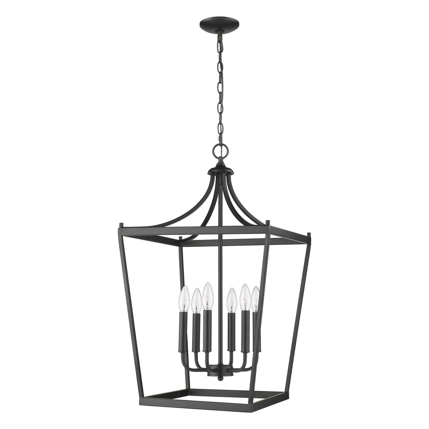 Kennedy 6-Light Matte Black Pendant - AFS