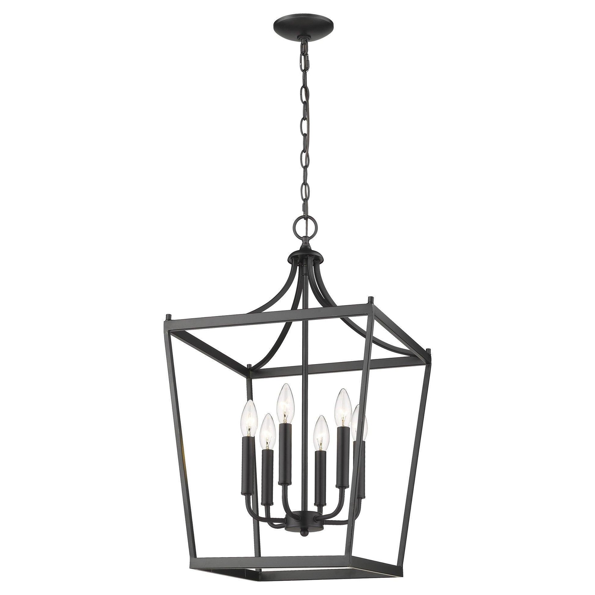 Kennedy 6-Light Matte Black Pendant - AFS