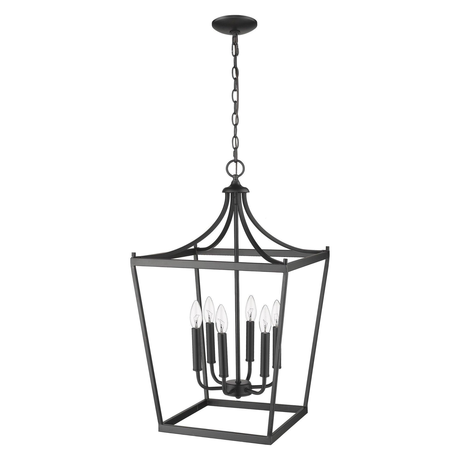 Kennedy 6-Light Matte Black Pendant - AFS