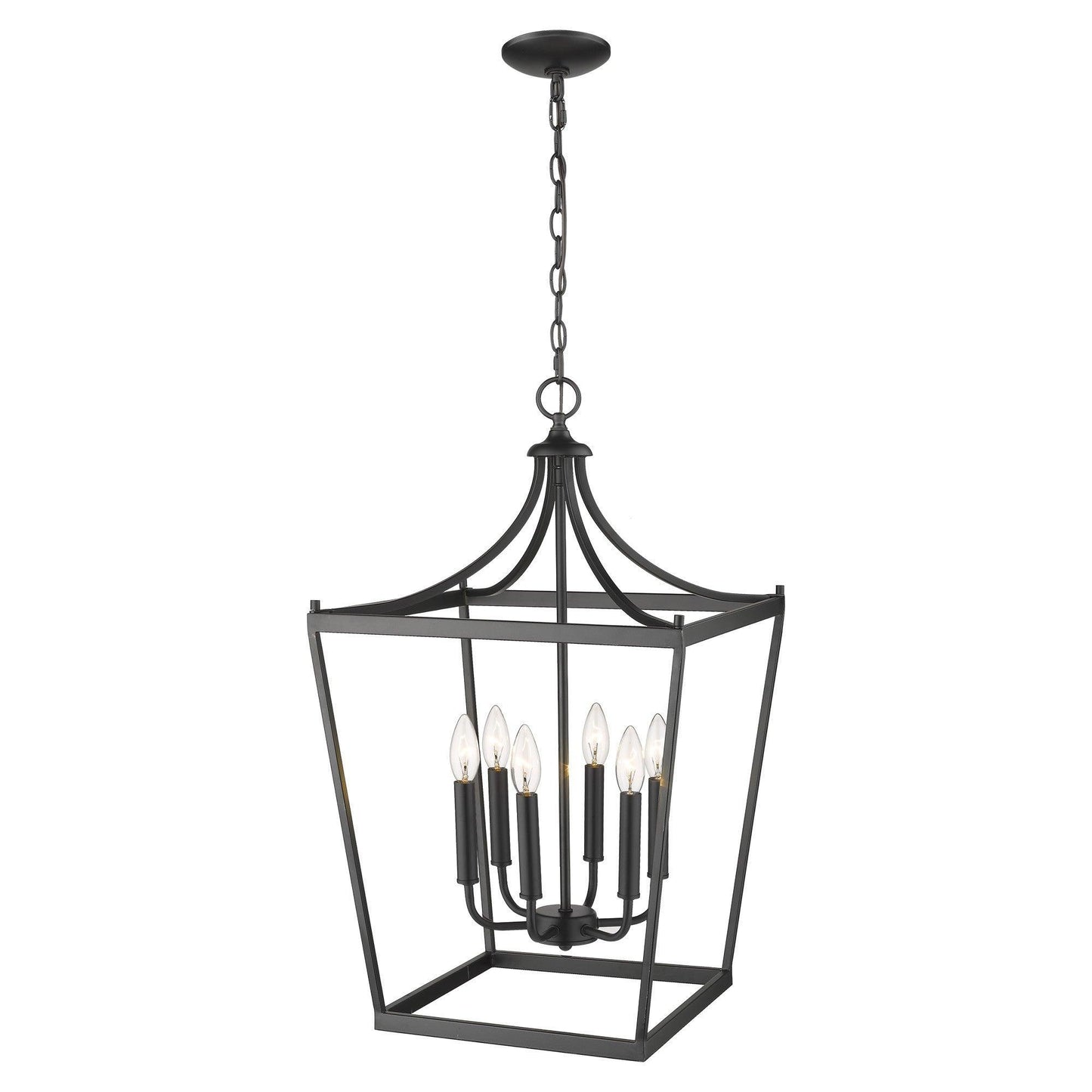 Kennedy 6-Light Matte Black Pendant - AFS