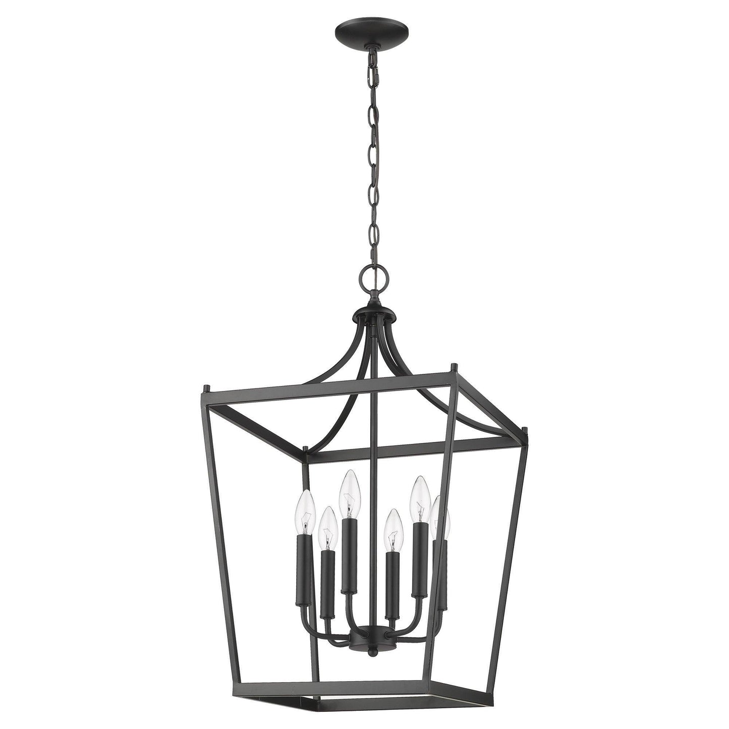 Kennedy 6-Light Matte Black Pendant - AFS