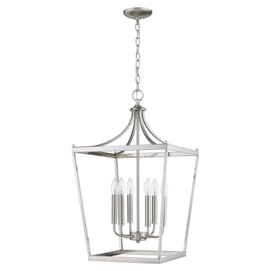 Kennedy 6-Light Satin Nickel Pendant - AFS