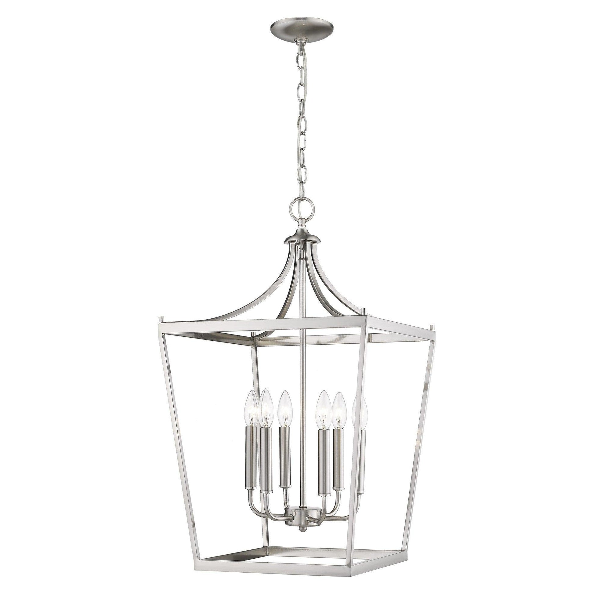 Kennedy 6-Light Satin Nickel Pendant - AFS