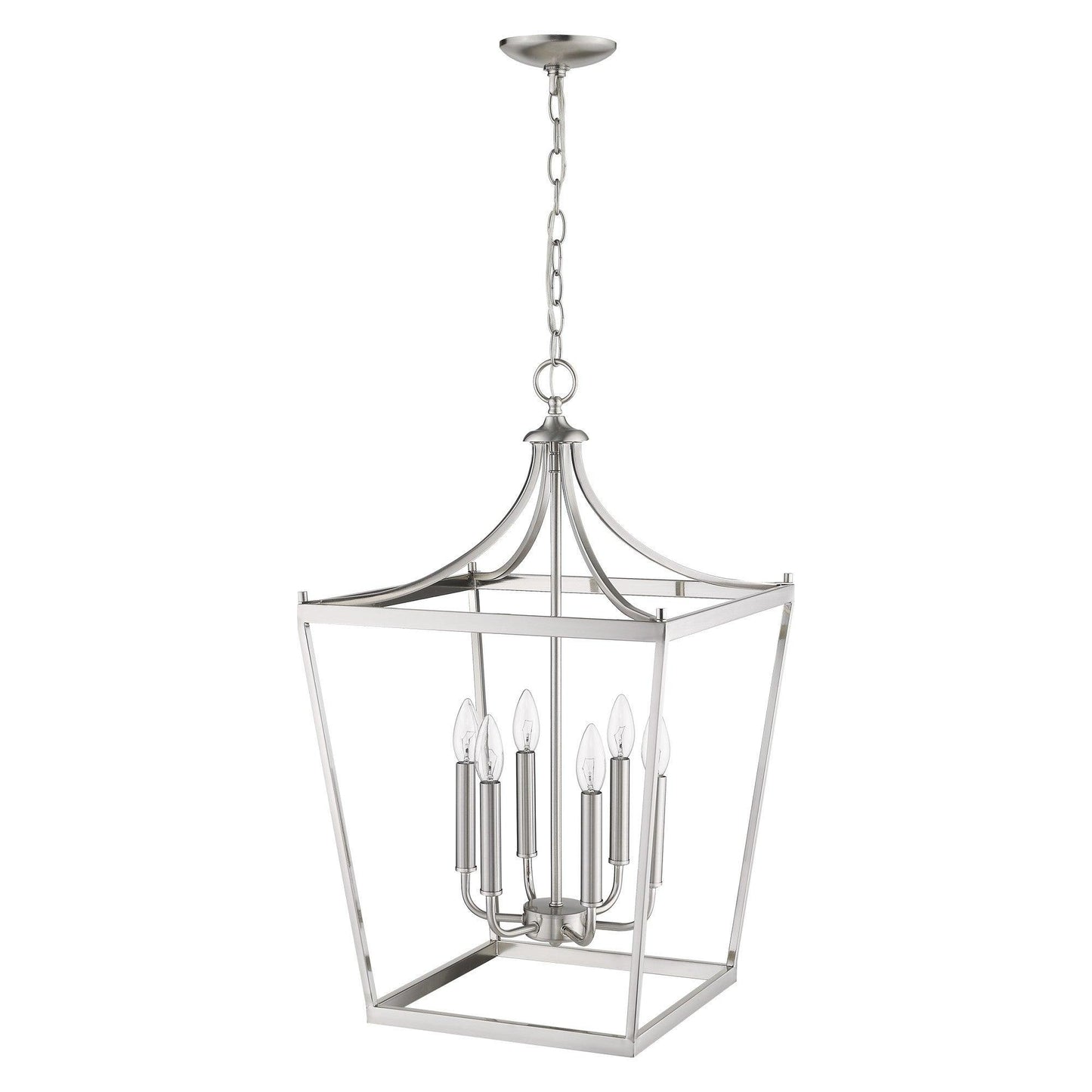 Kennedy 6-Light Satin Nickel Pendant - AFS