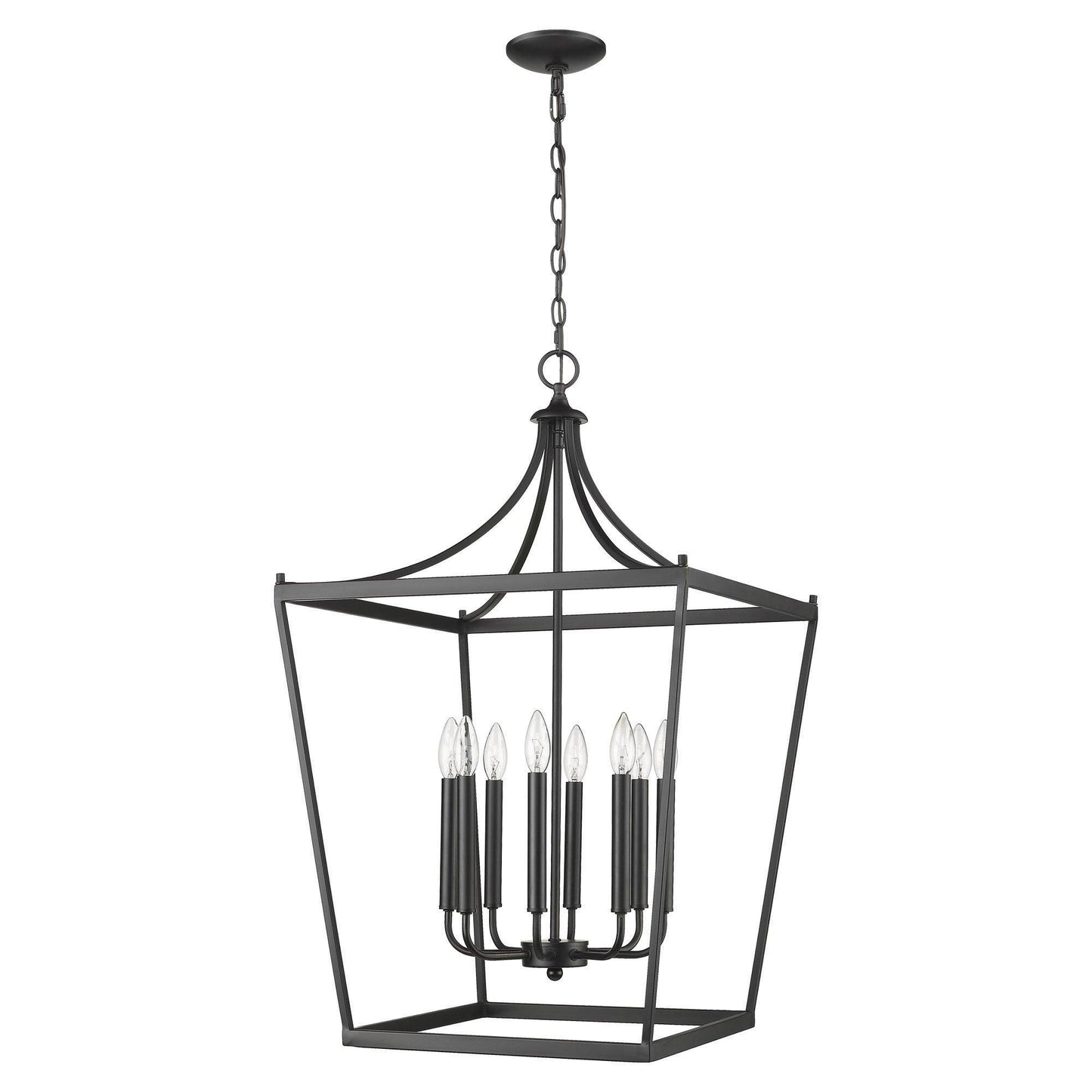 Kennedy 8-Light Matte Black Pendant - AFS