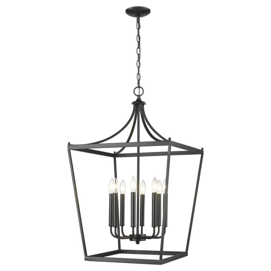 Kennedy 8-Light Matte Black Pendant - AFS