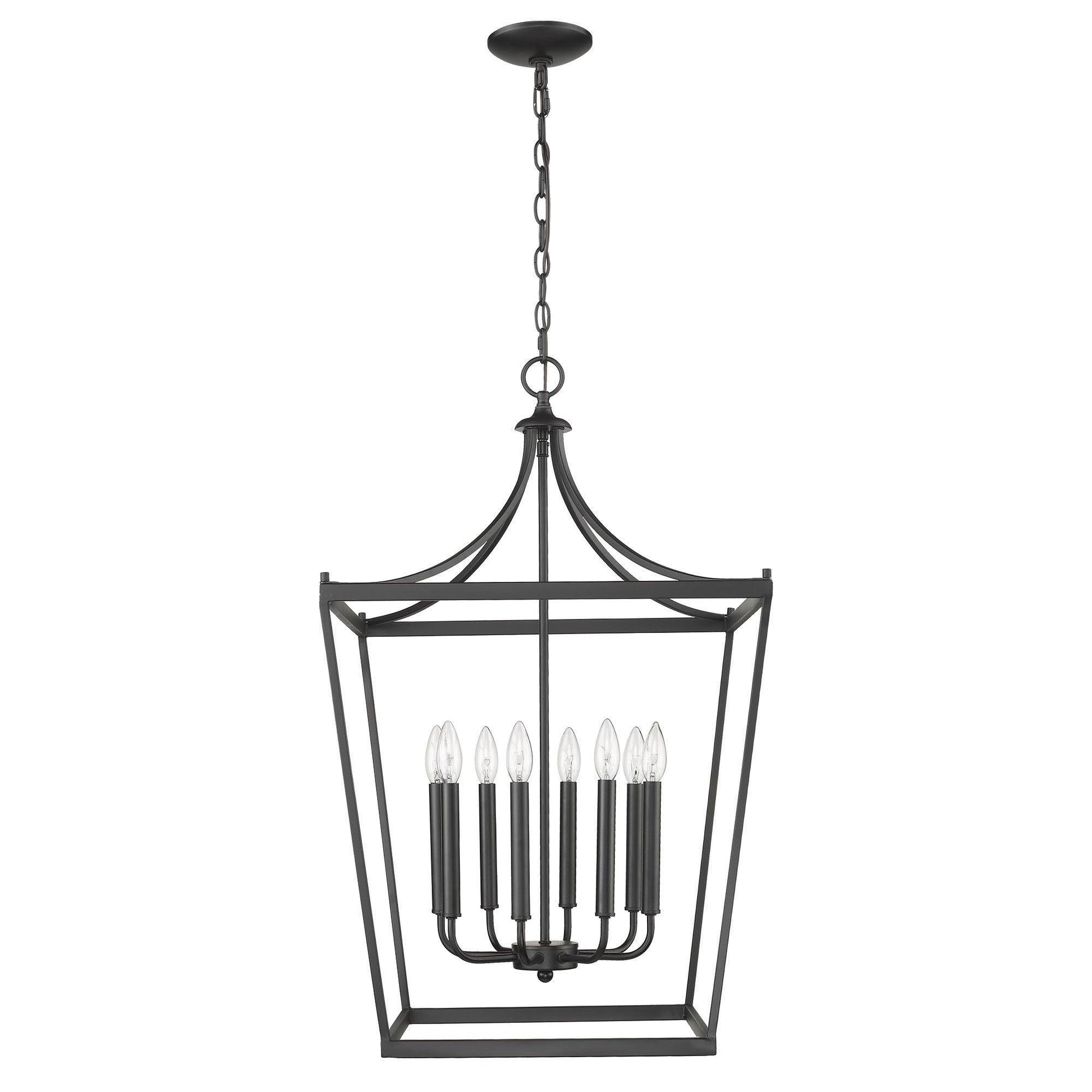 Kennedy 8-Light Matte Black Pendant - AFS