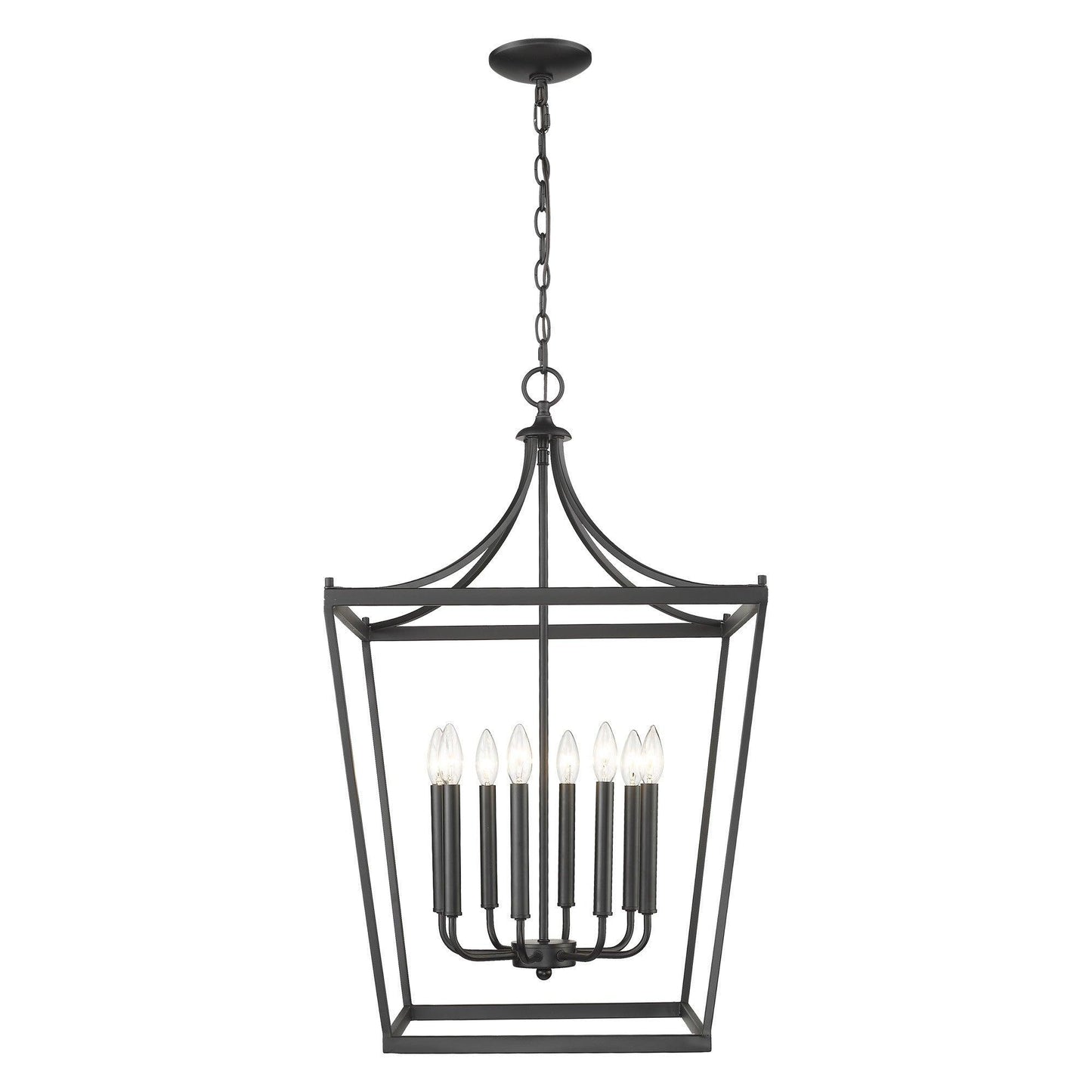 Kennedy 8-Light Matte Black Pendant - AFS