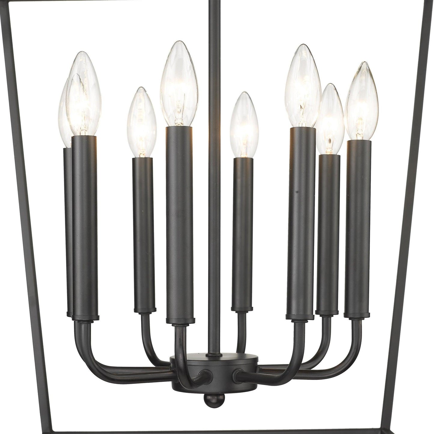 Kennedy 8-Light Matte Black Pendant - AFS