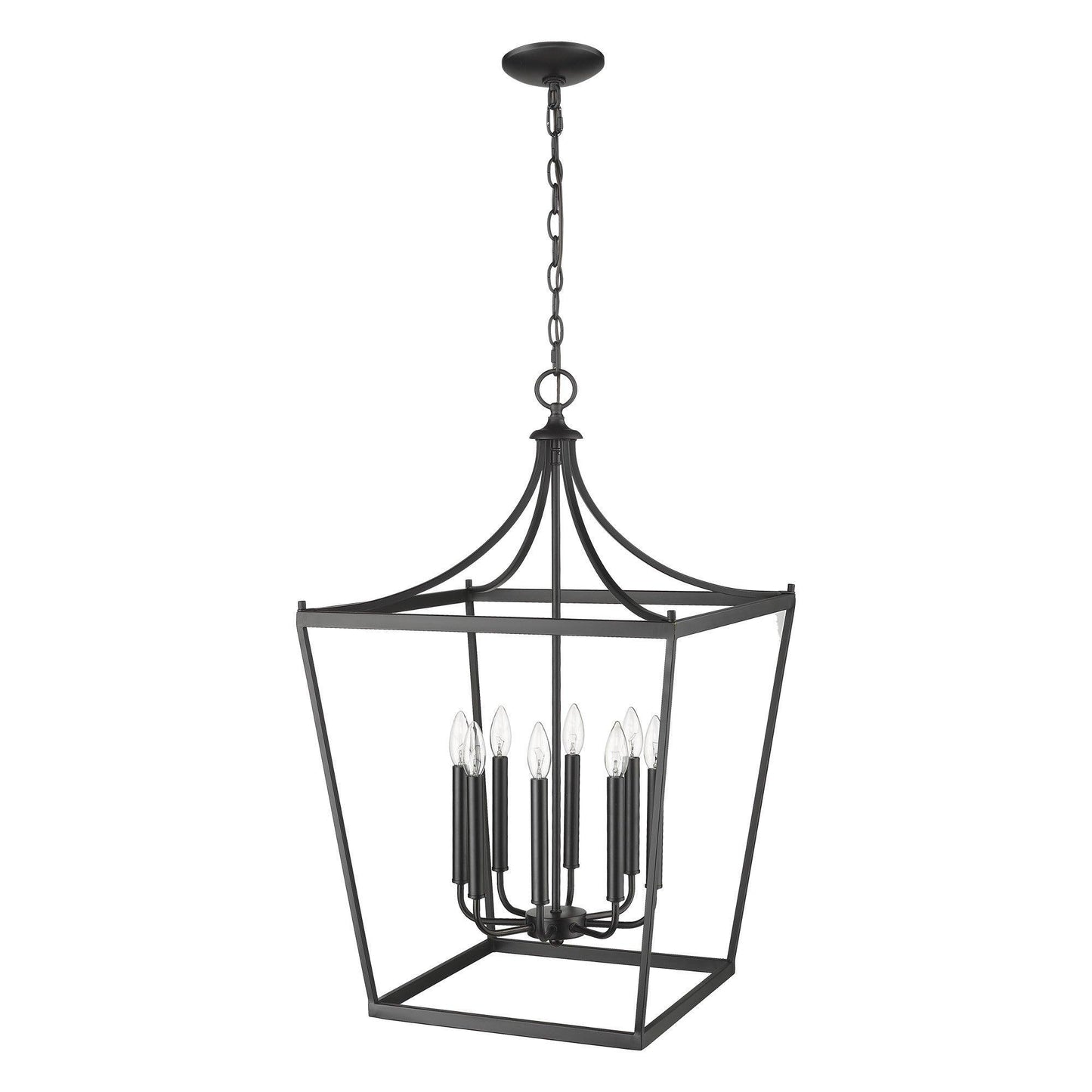 Kennedy 8-Light Matte Black Pendant - AFS