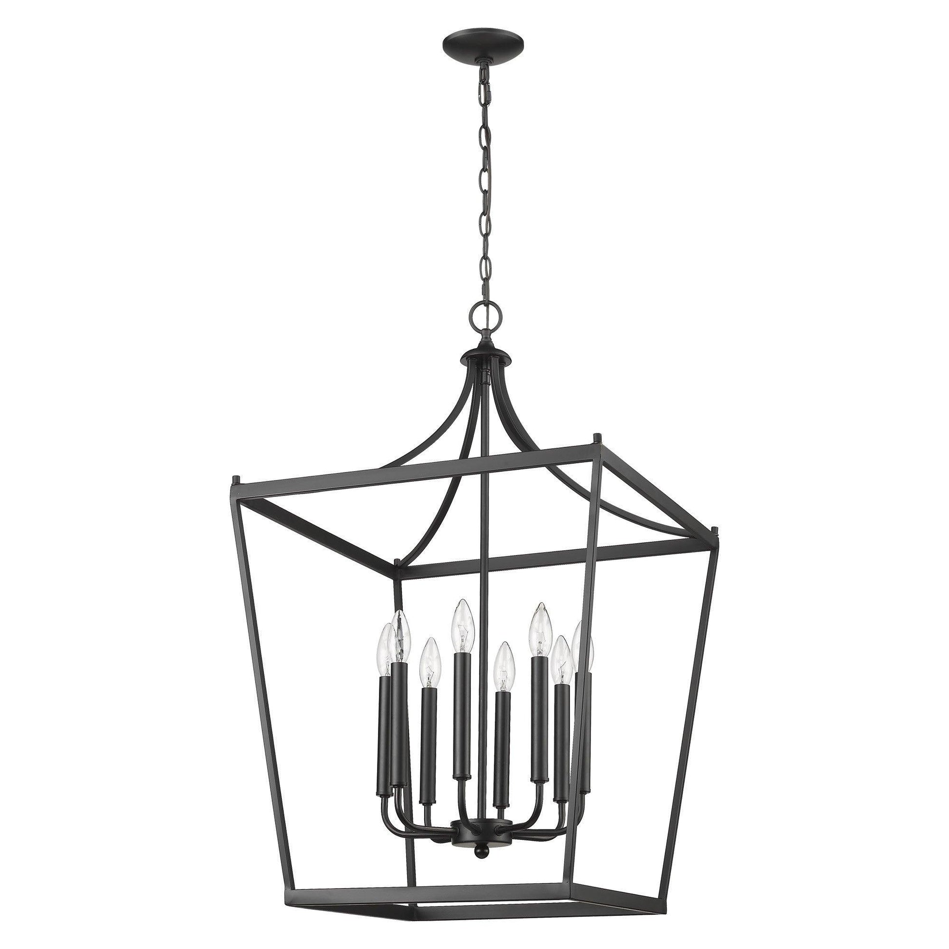 Kennedy 8-Light Matte Black Pendant - AFS