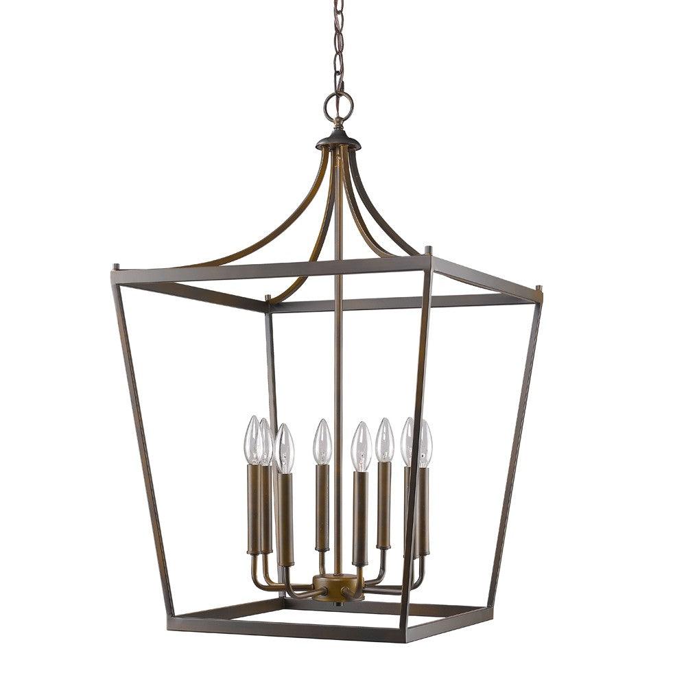 Kennedy 8-Light Oil-Rubbed Bronze Foyer Pendant - AFS