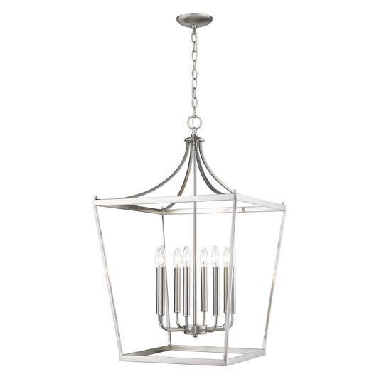 Kennedy 8-Light Satin Nickel Pendant - AFS