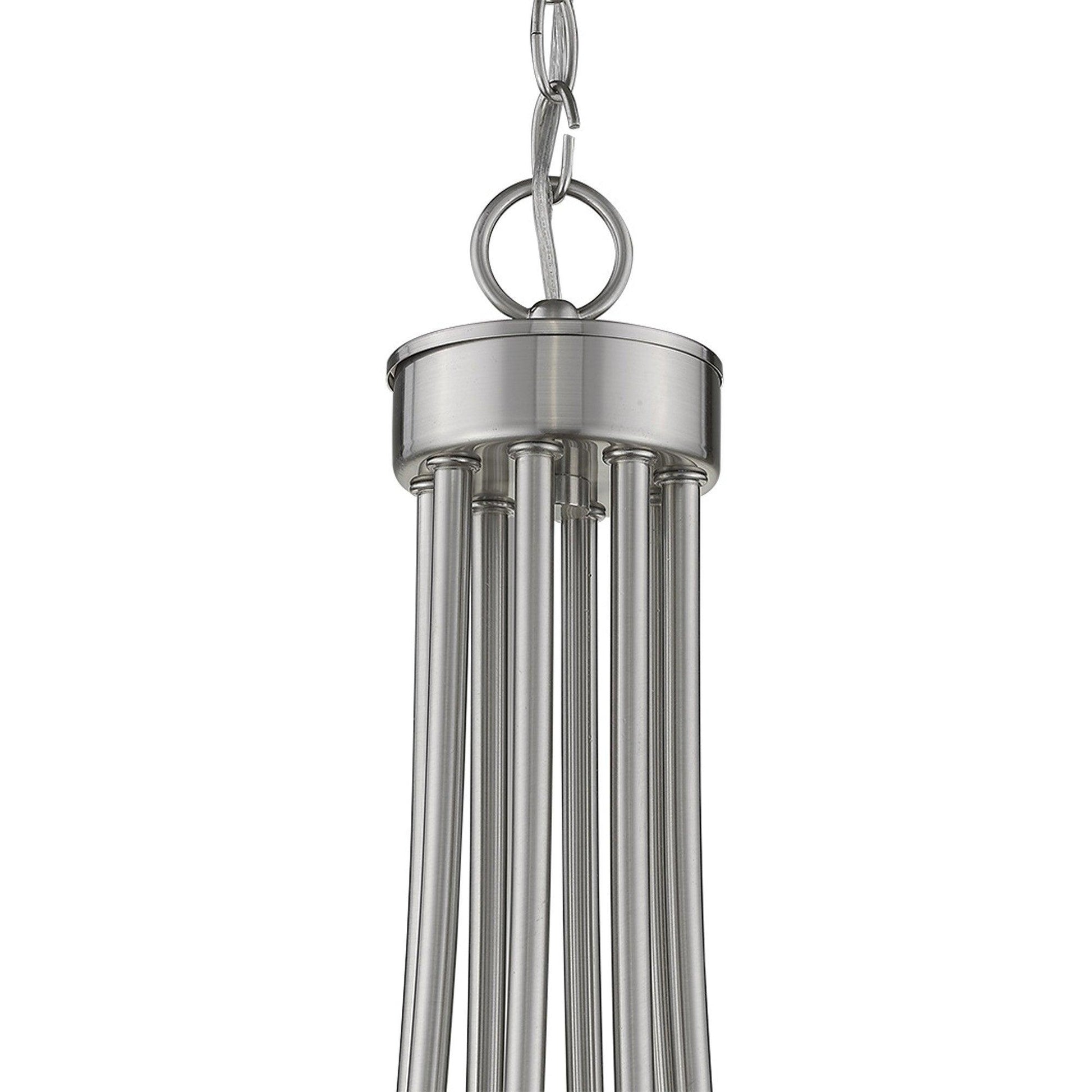 Sawyer 8-Light Satin Nickel Chandelier - AFS