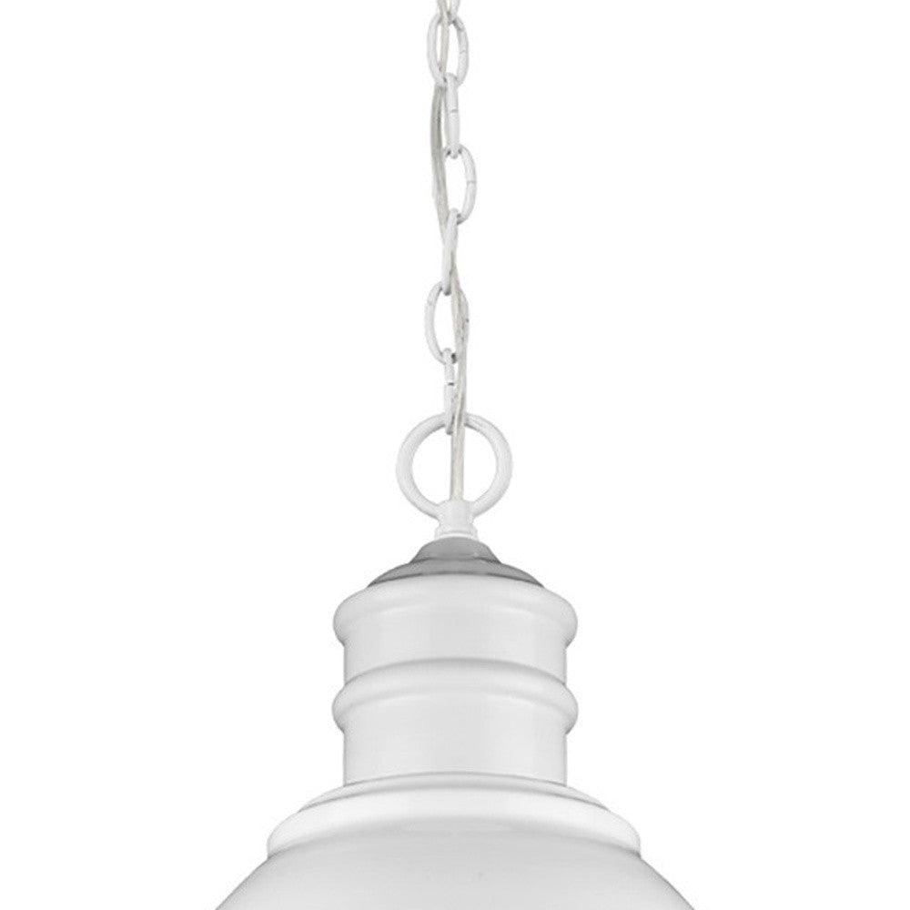 Colby 1-Light White Pendant - AFS