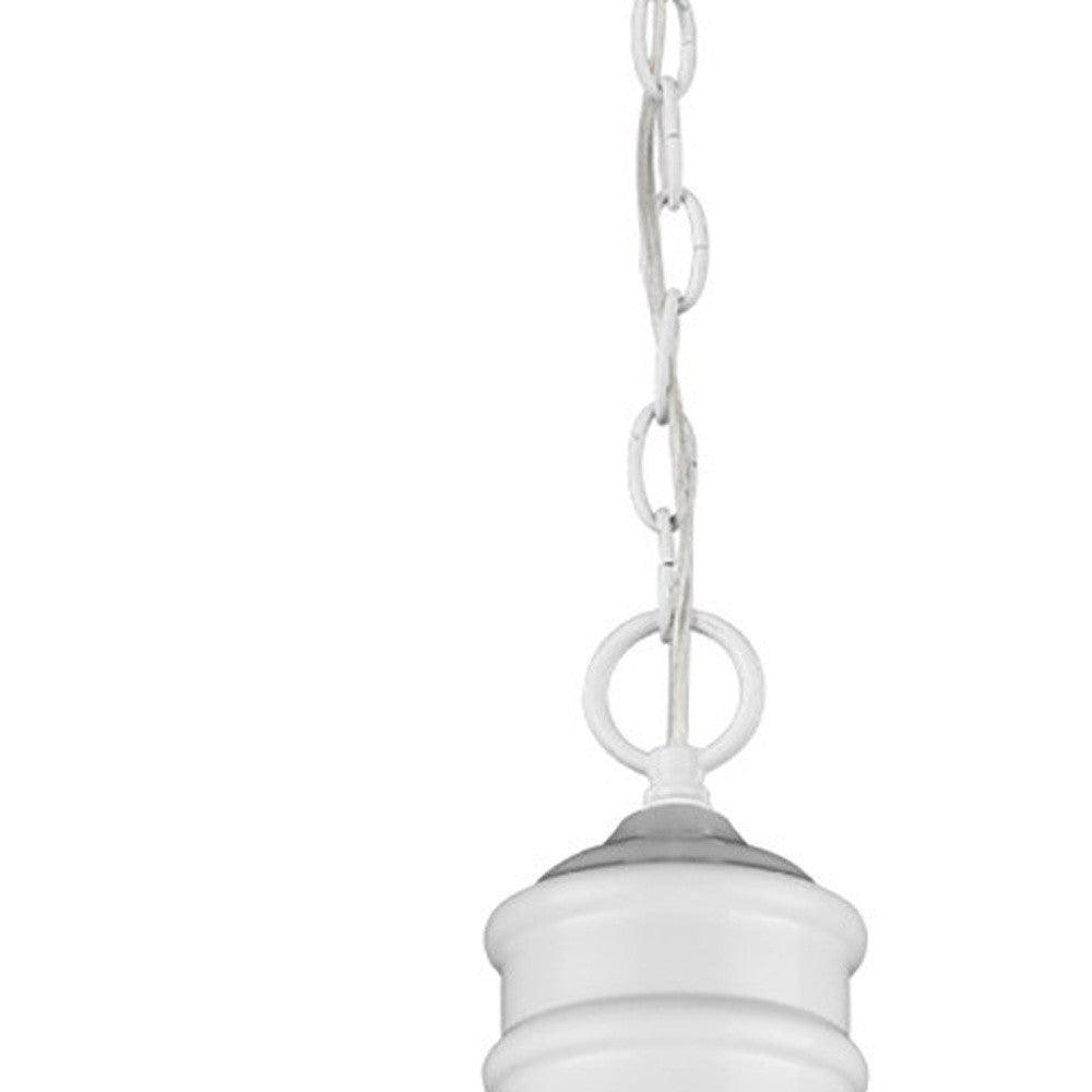 Colby 1-Light White Pendant - AFS