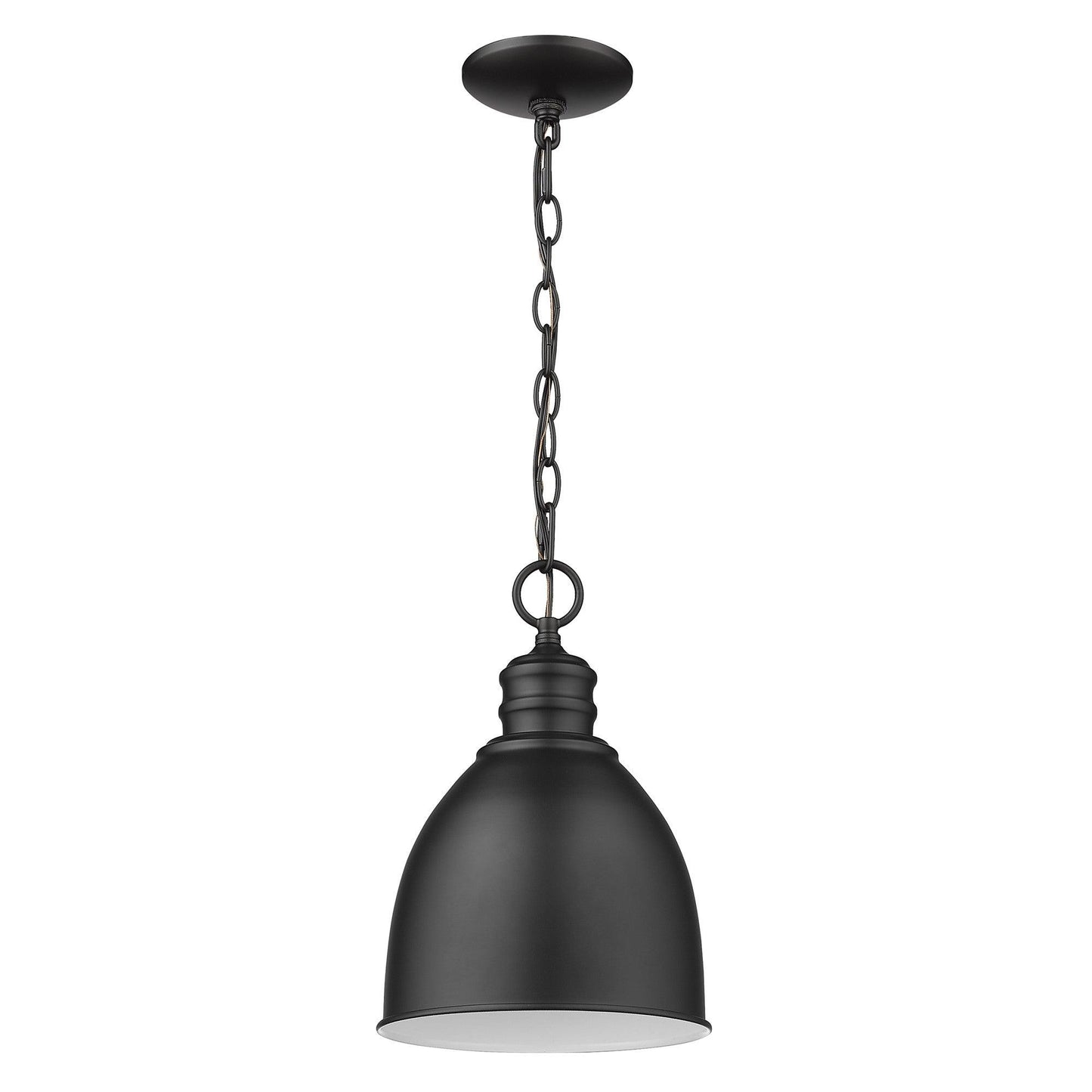 Minimalist Black Metal Pendant Hanging Light - AFS