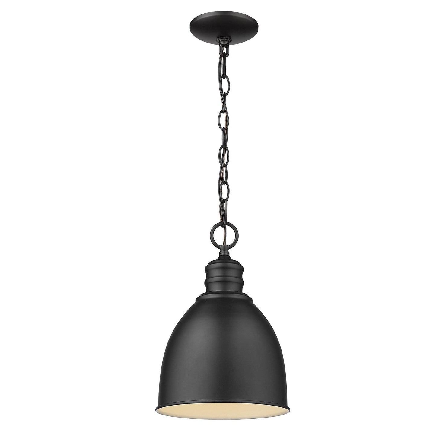 Minimalist Black Metal Pendant Hanging Light - AFS