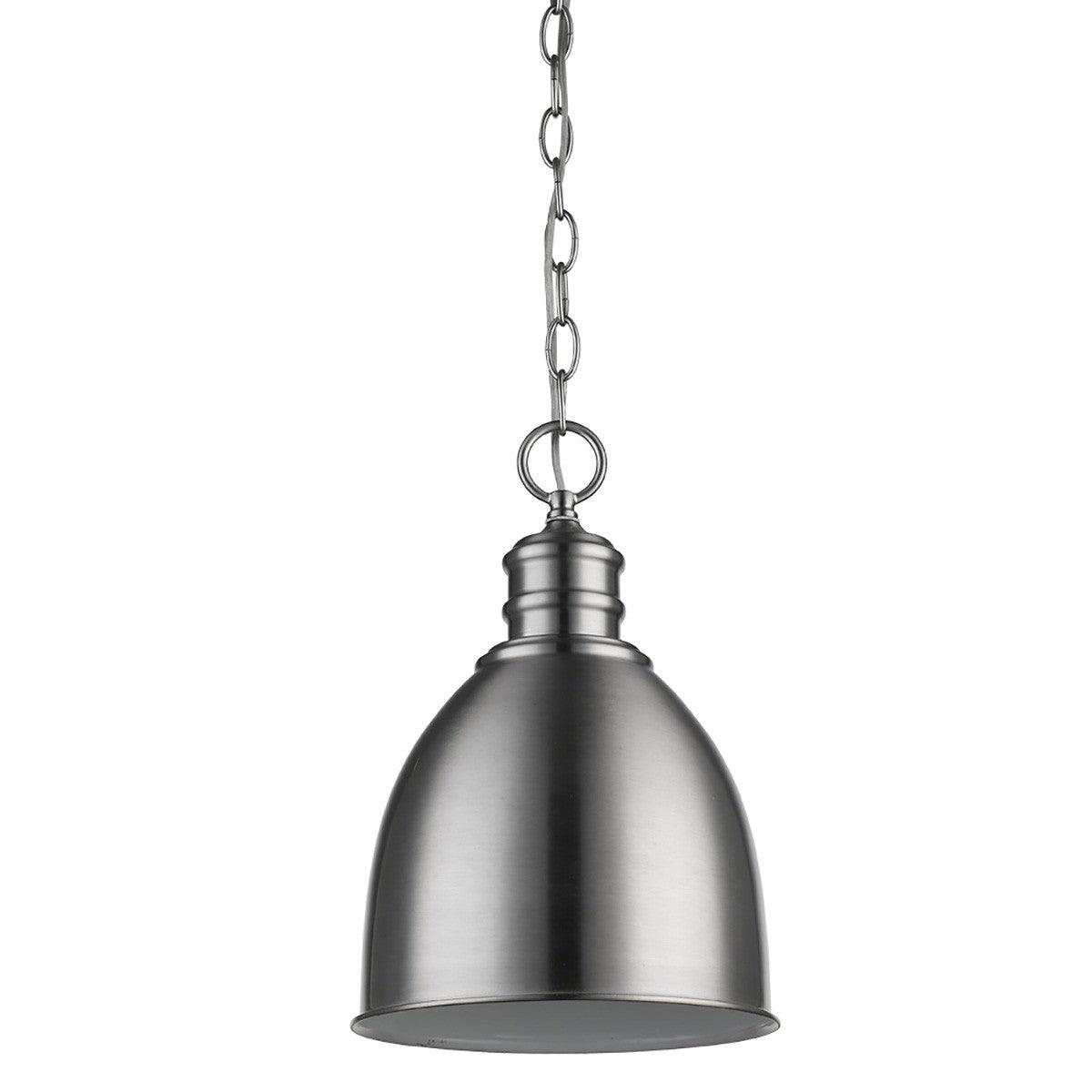 Minimalist Silver Metal Pendant Hanging Light - AFS