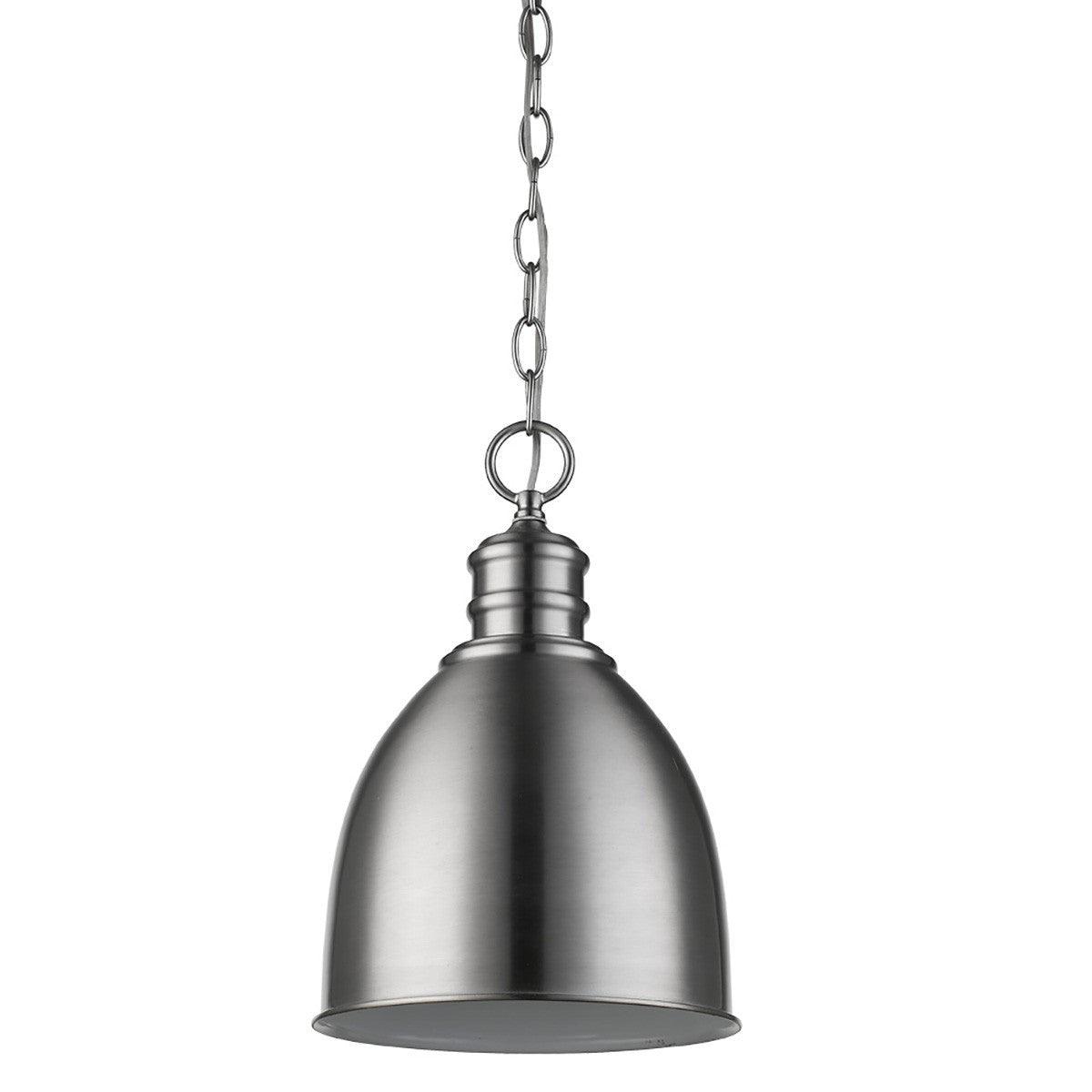 Minimalist Silver Metal Pendant Hanging Light - AFS