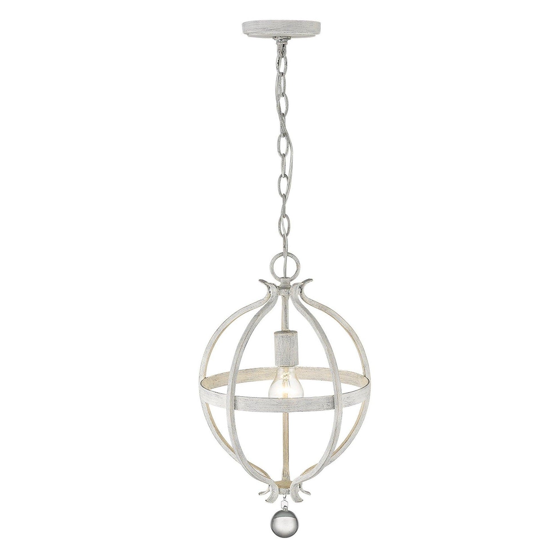 Callie 1-Light Country White Pendant - AFS