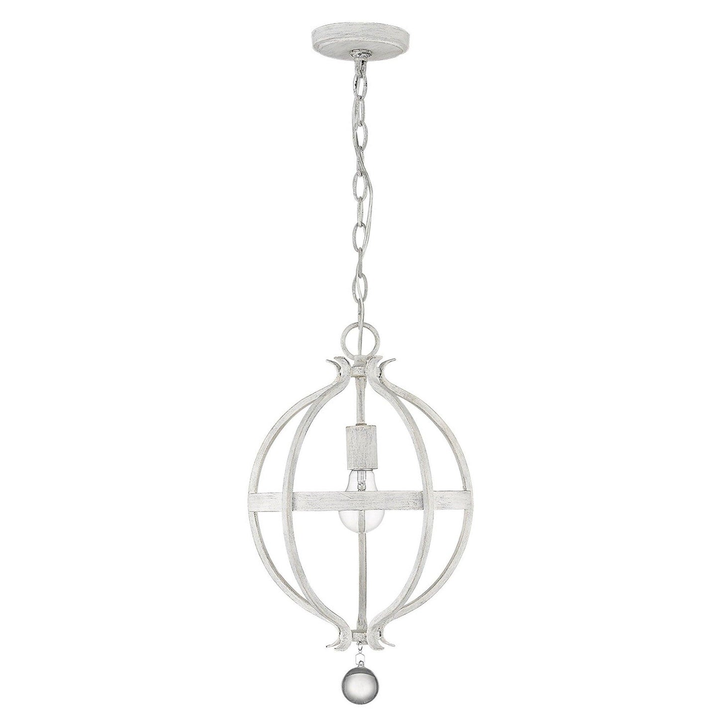 Callie 1-Light Country White Pendant - AFS