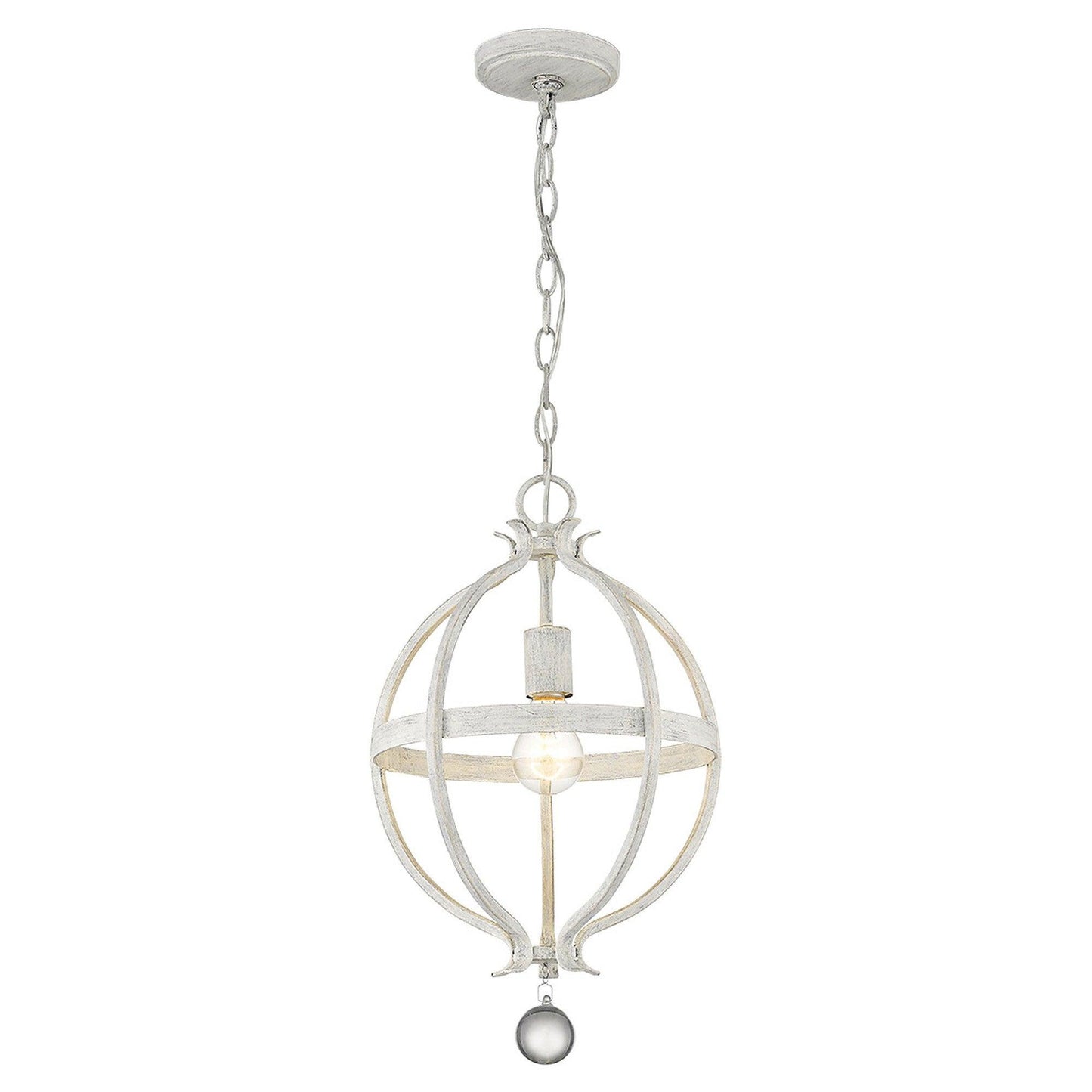 Callie 1-Light Country White Pendant - AFS