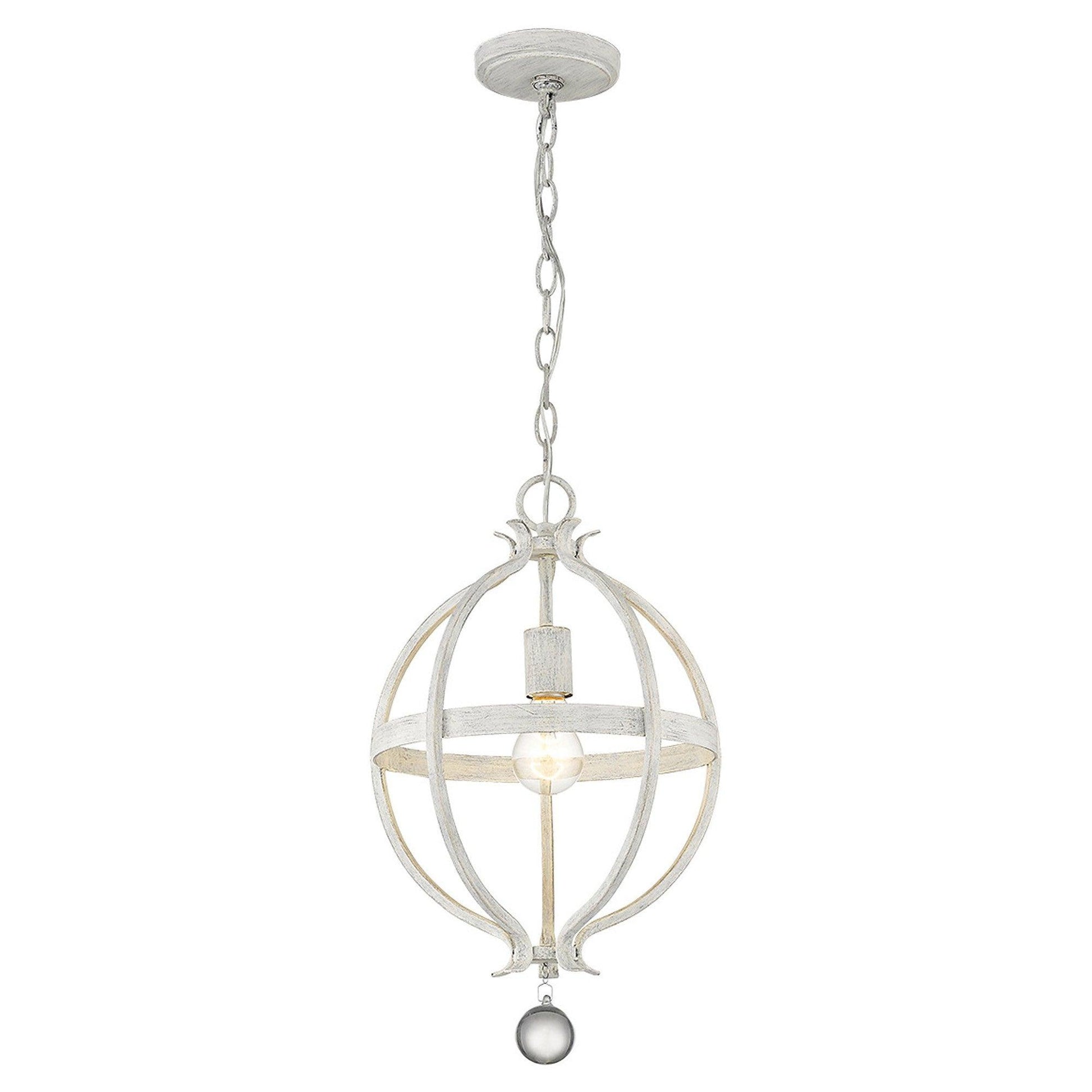 Callie 1-Light Country White Pendant - AFS