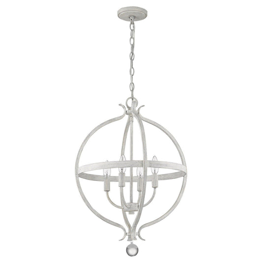 Callie 4-Light Country White Pendant - AFS