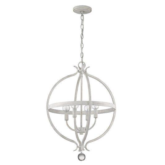 Callie 4-Light Country White Pendant - AFS