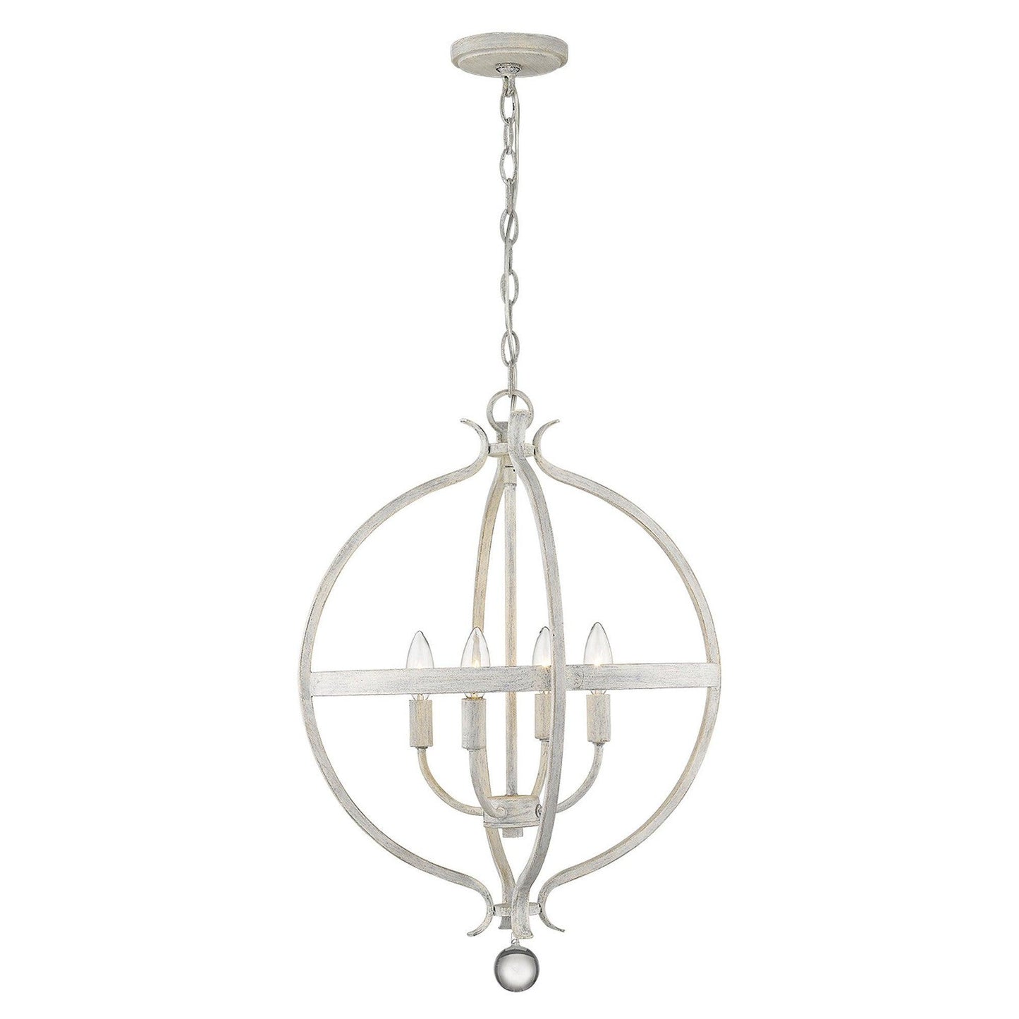 Callie 4-Light Country White Pendant - AFS