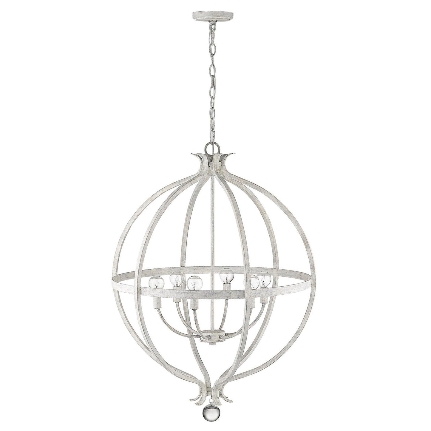 Callie 6-Light Country White Pendant - AFS