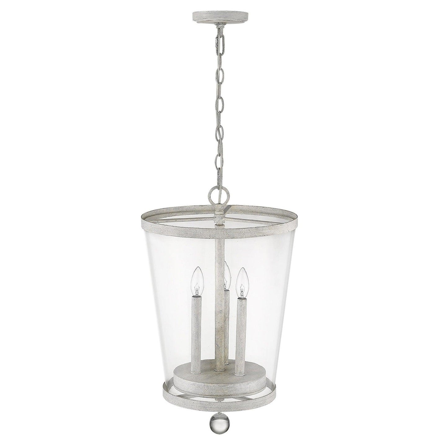 Callie 3-Light Country White Foyer Pendant - AFS