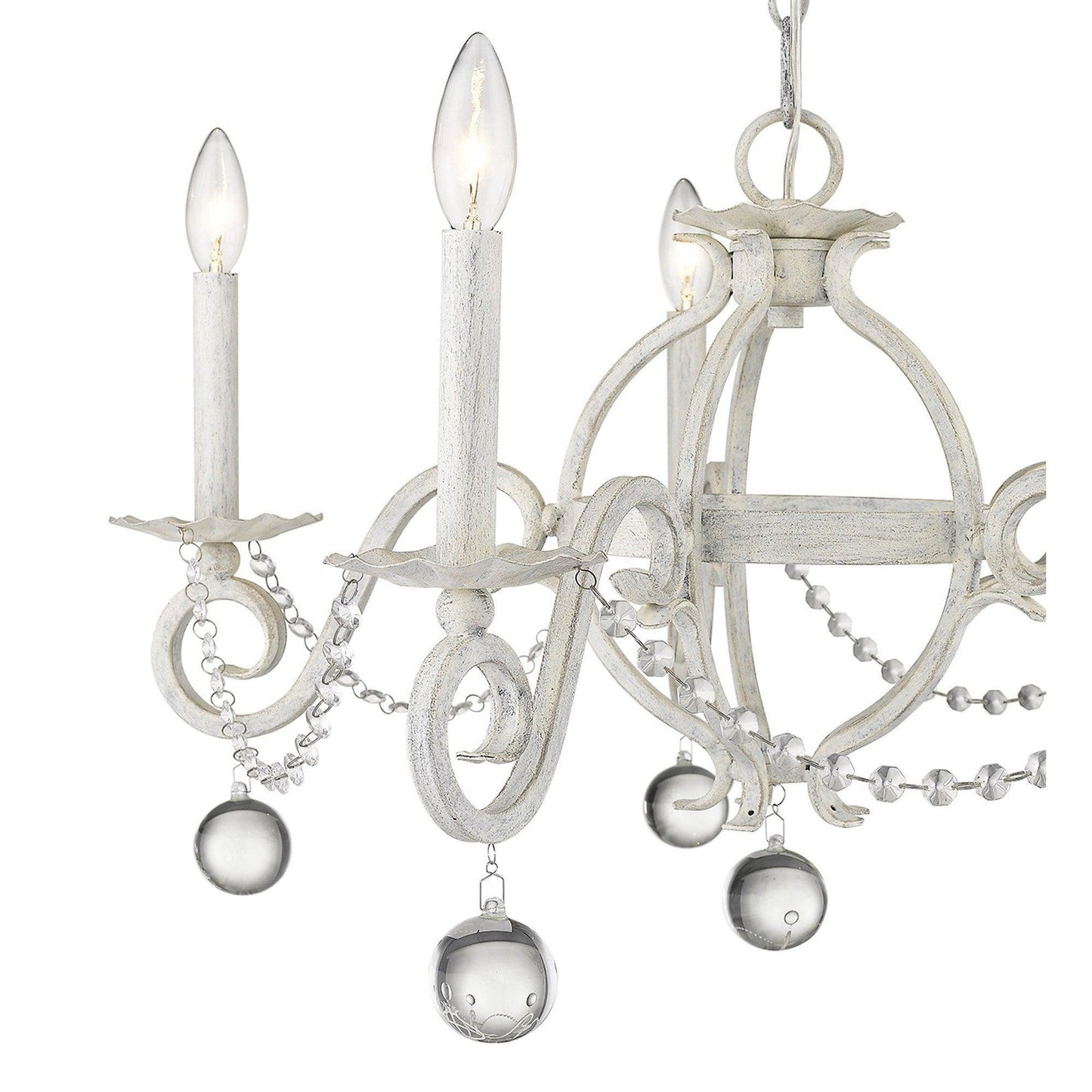 Callie 5-Light Country White Chandelier - AFS