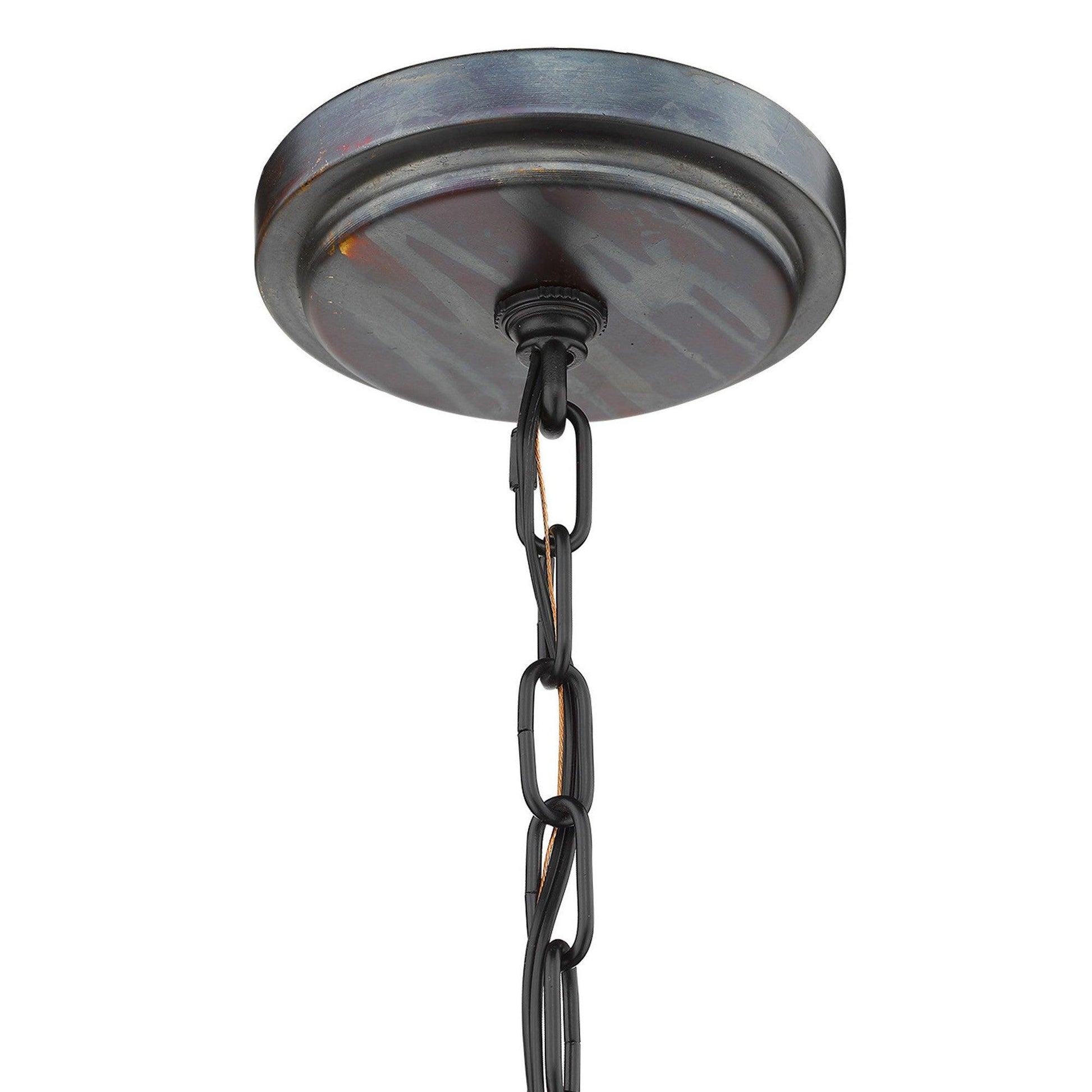 Ryker 3-Light Bronze Patina Pendant - AFS