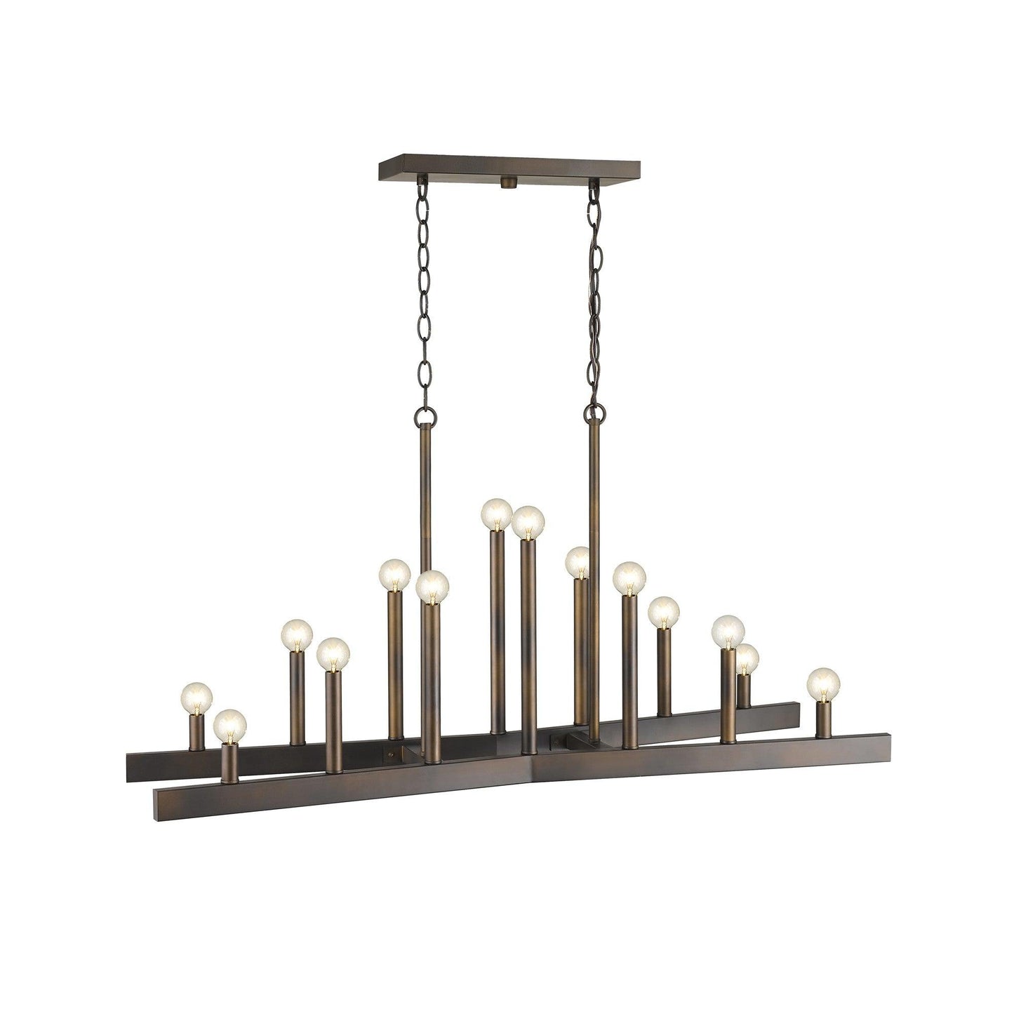 Fallon 14-Light Oil-Rubbed Bronze Island Pendant - AFS