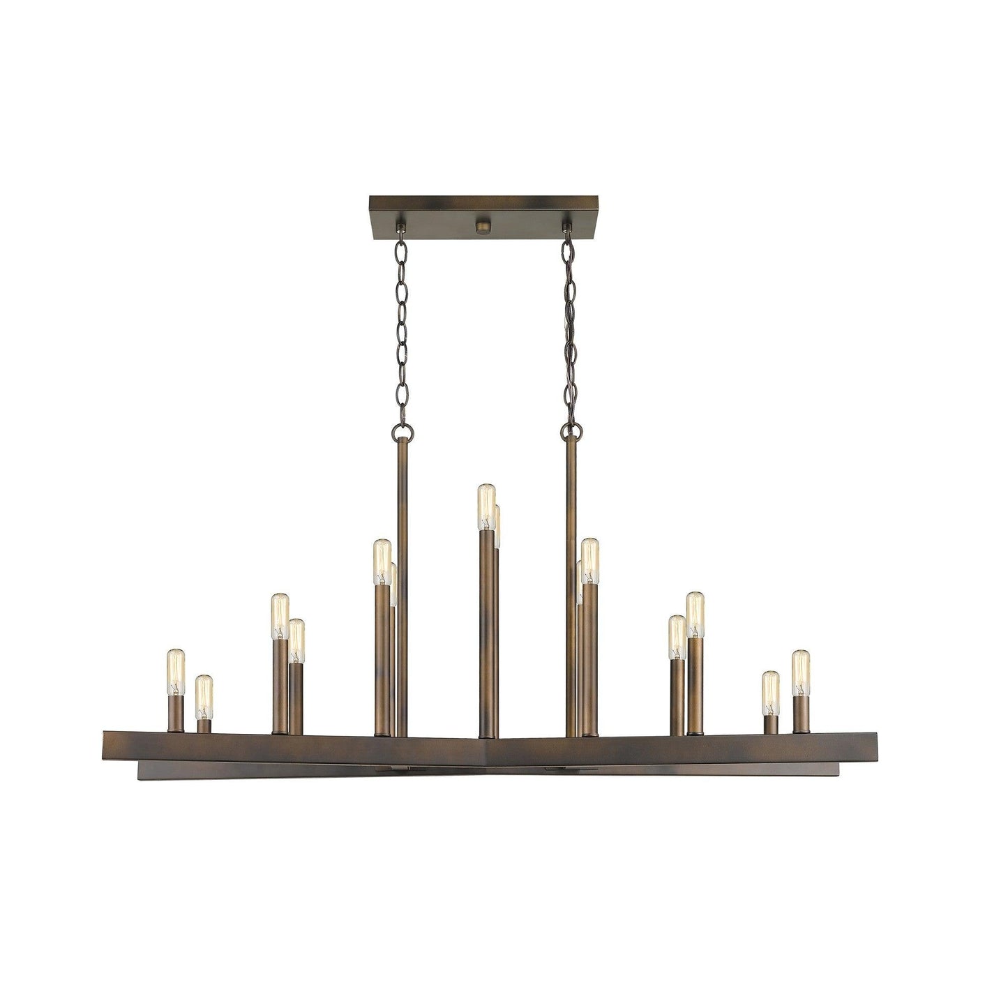 Fallon 14-Light Oil-Rubbed Bronze Island Pendant - AFS