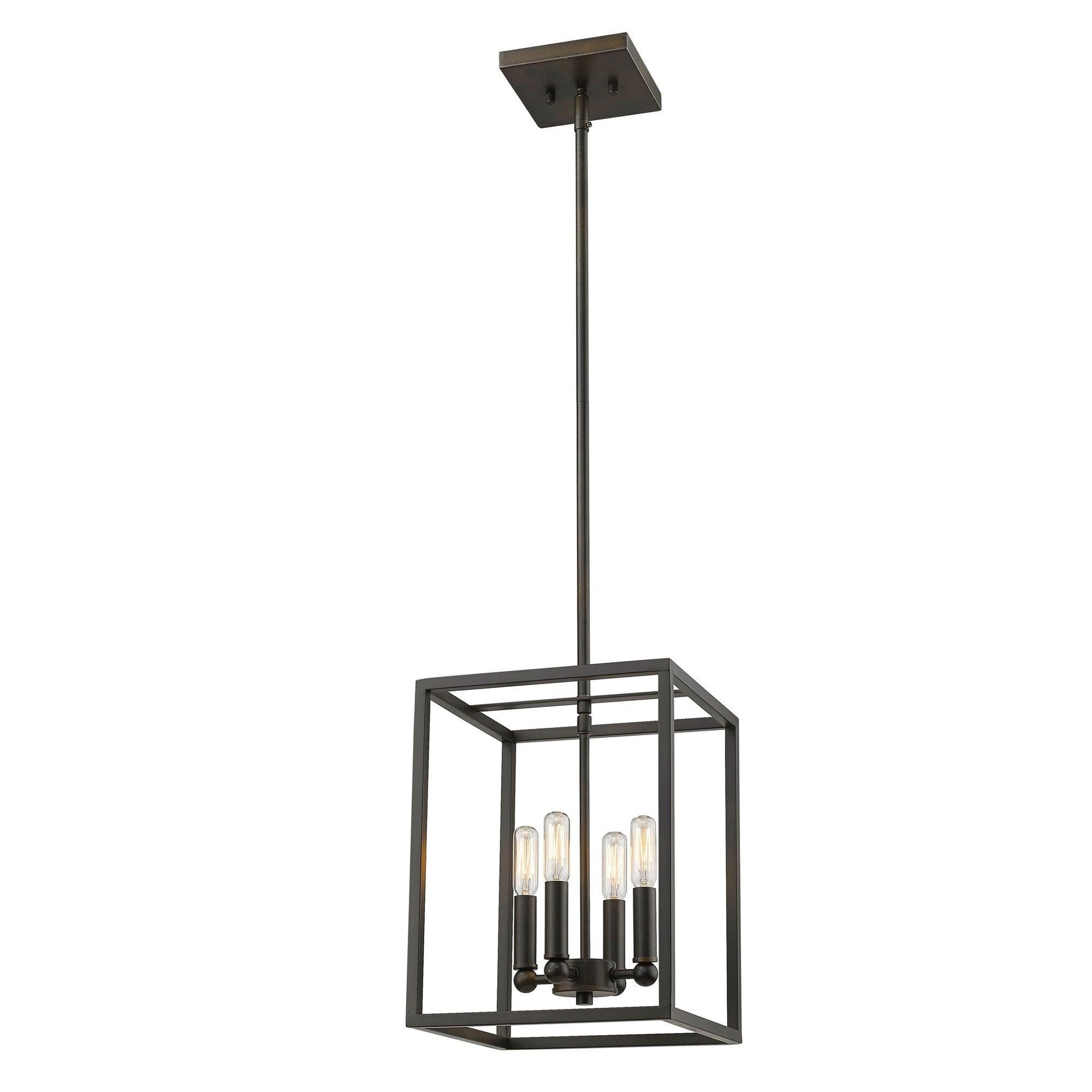 Cobar 4-Light Oil-Rubbed Bronze Pendant - AFS